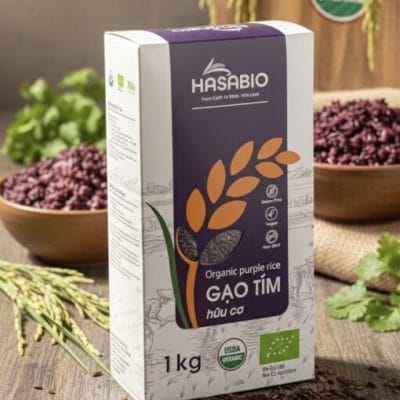 Gạo Tím Hữu Cơ Hasabio