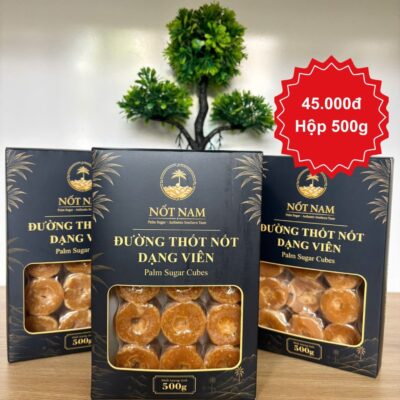 Đường Thốt Nốt Dạng Viên Nốt Nam – Hộp 500g 4